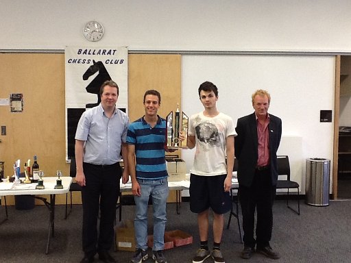 Nigel Short with Christopher Wallis, Kanan Izzat and Patrick Cook 2014